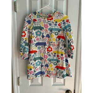 Mini Boden Dress Floral Scooters Cars